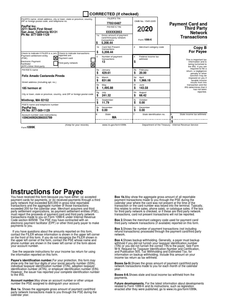 A Guide To Paypal 1099 Taxes For Freelancers And Business Owners