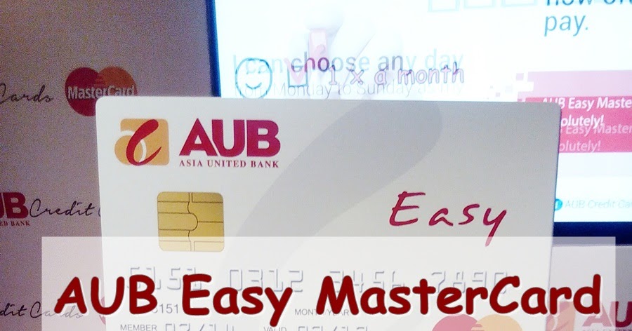 Aub Easy Mastercard Credit Card Launch Dear Kitty Kittie Kath Top Lifestyle Beauty Mommy