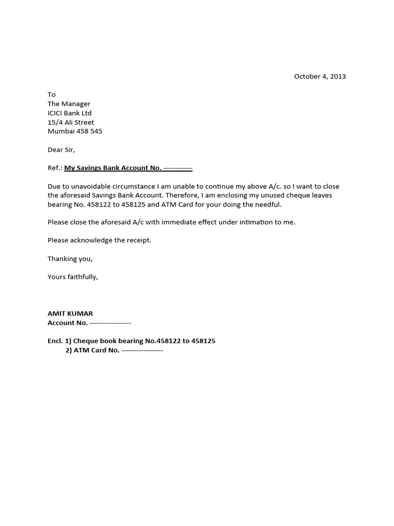 Cancellation Of Bank Guarantee Letter Template Lomer Within Bank Account Cancellation Letter