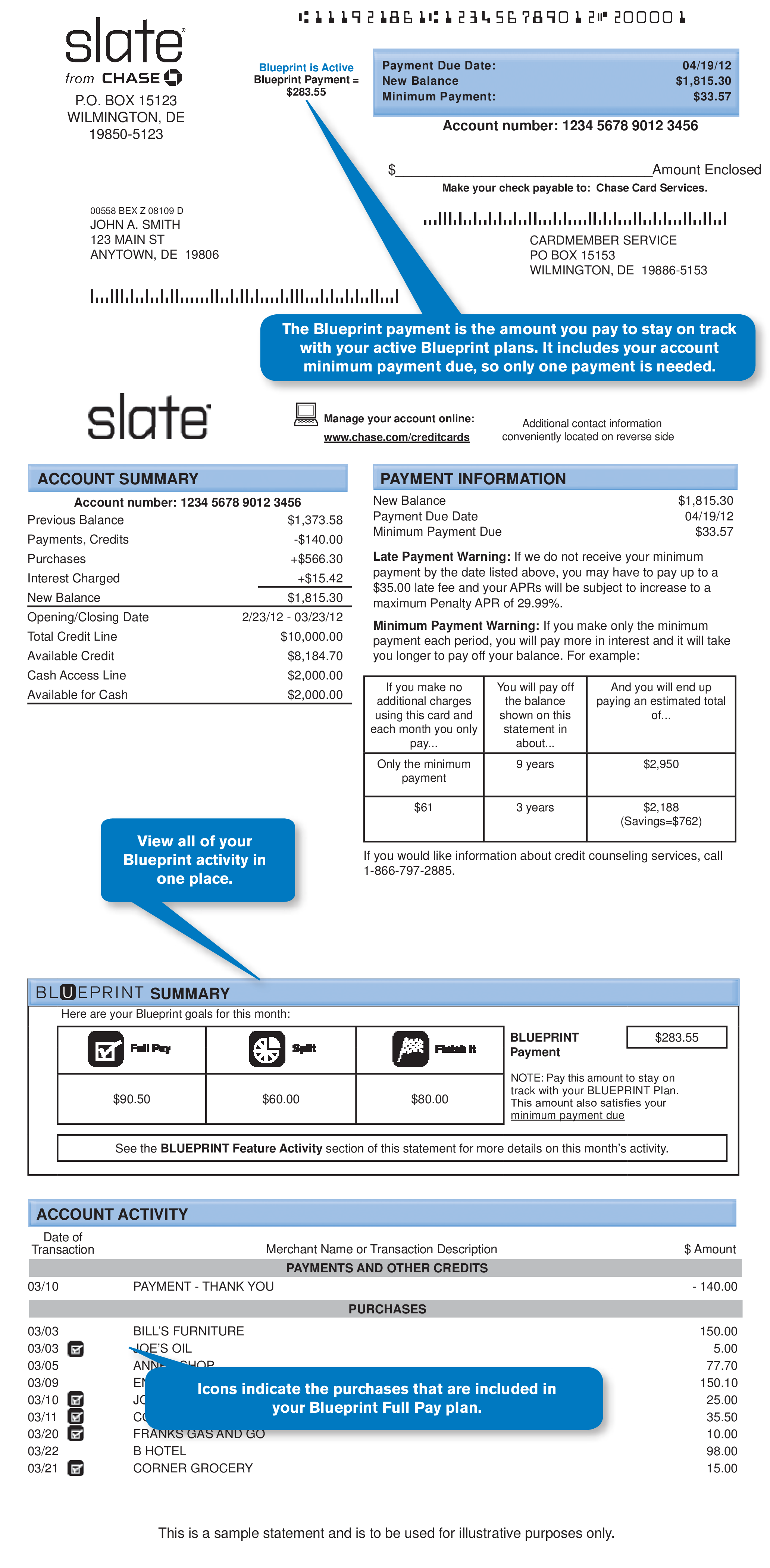 Chase Bank Account Statement Templates At Allbusinesstemplates Com