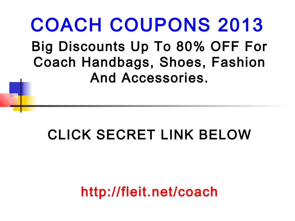 Coach Promo Code: Exclusive 10% Discount