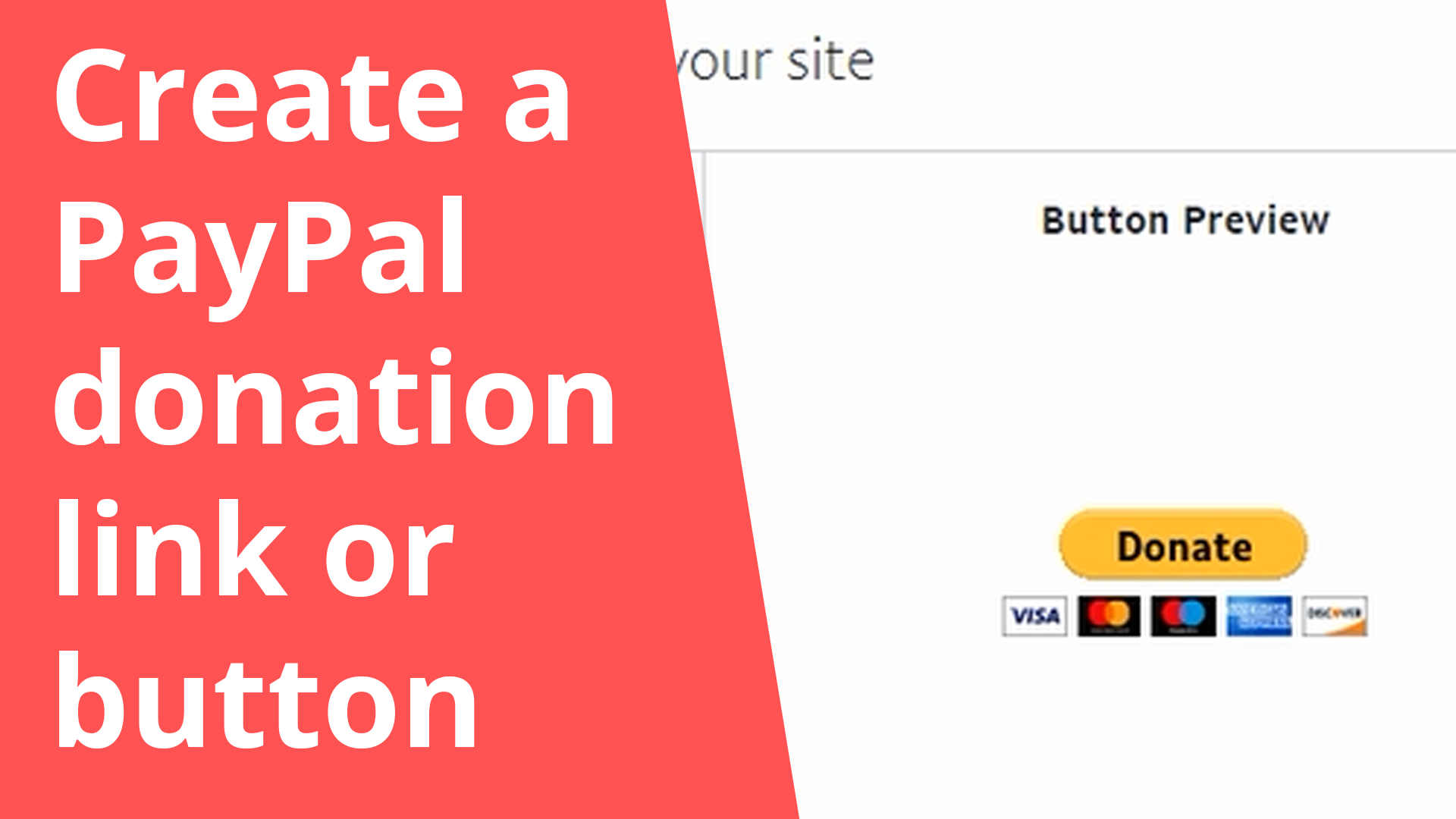 Create A Paypal Donation Link Or Button Shortorial Video