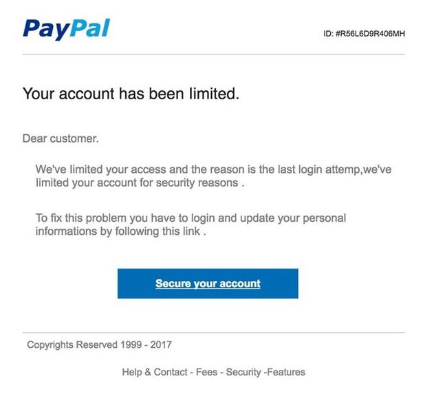 Don Amp 39 T Fall For This Paypal Scam Hinckley Times