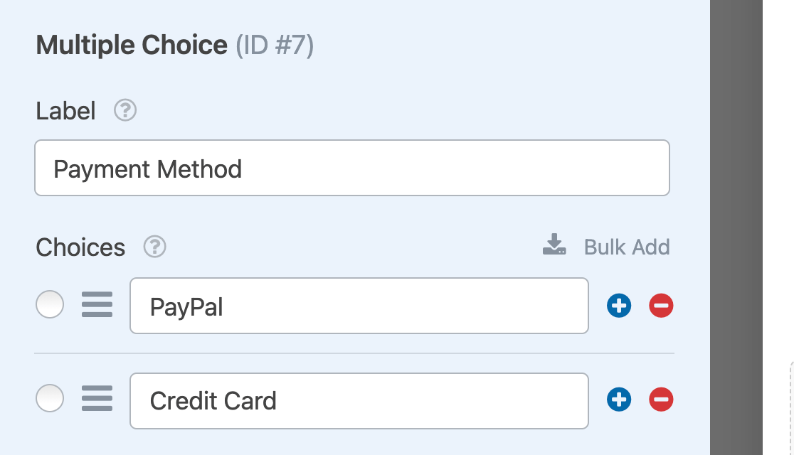 How To Allow Users To Choose A Payment Method On Your Form