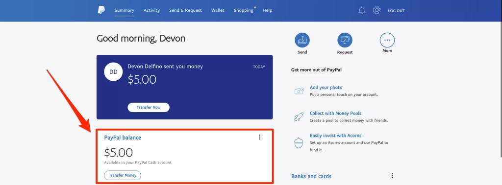 How To Check Your Paypal Balance