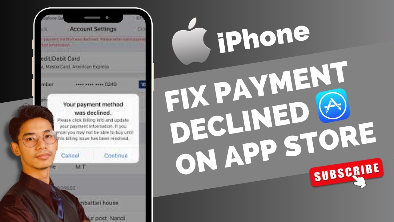 How To Fix Payment Method Declined On App Store Youtube