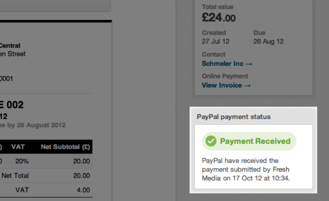How To Take Invoice Payments With Paypal Freeagent