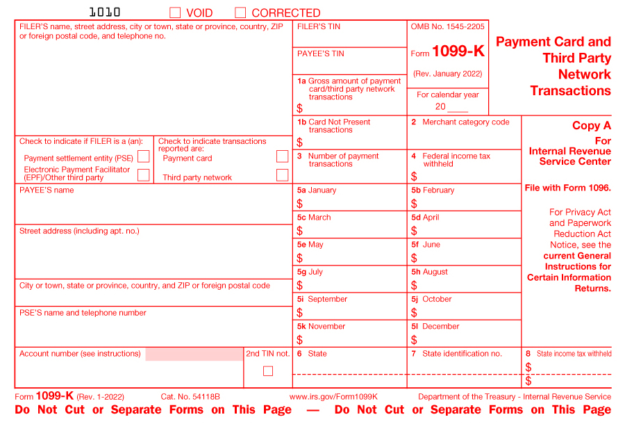 Paypal 1099K 2024