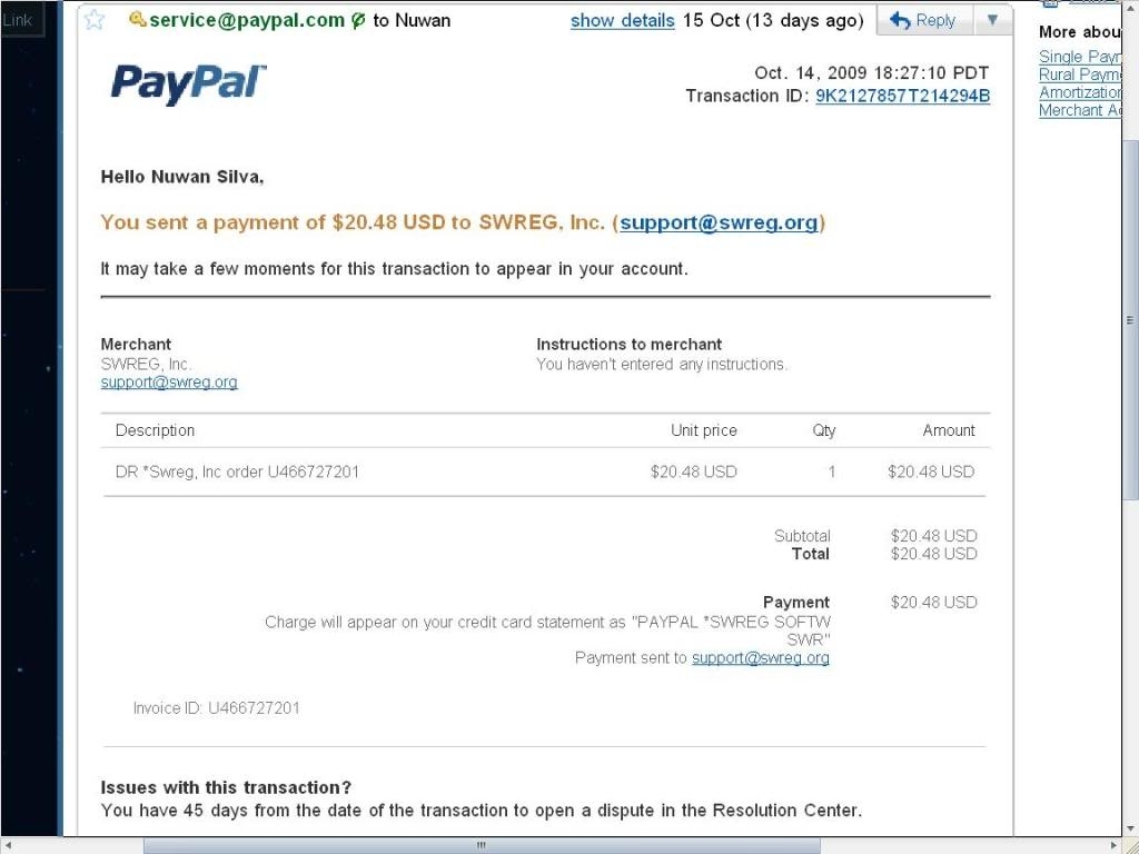 Paypal Invoice Payment Invoice Template Ideas