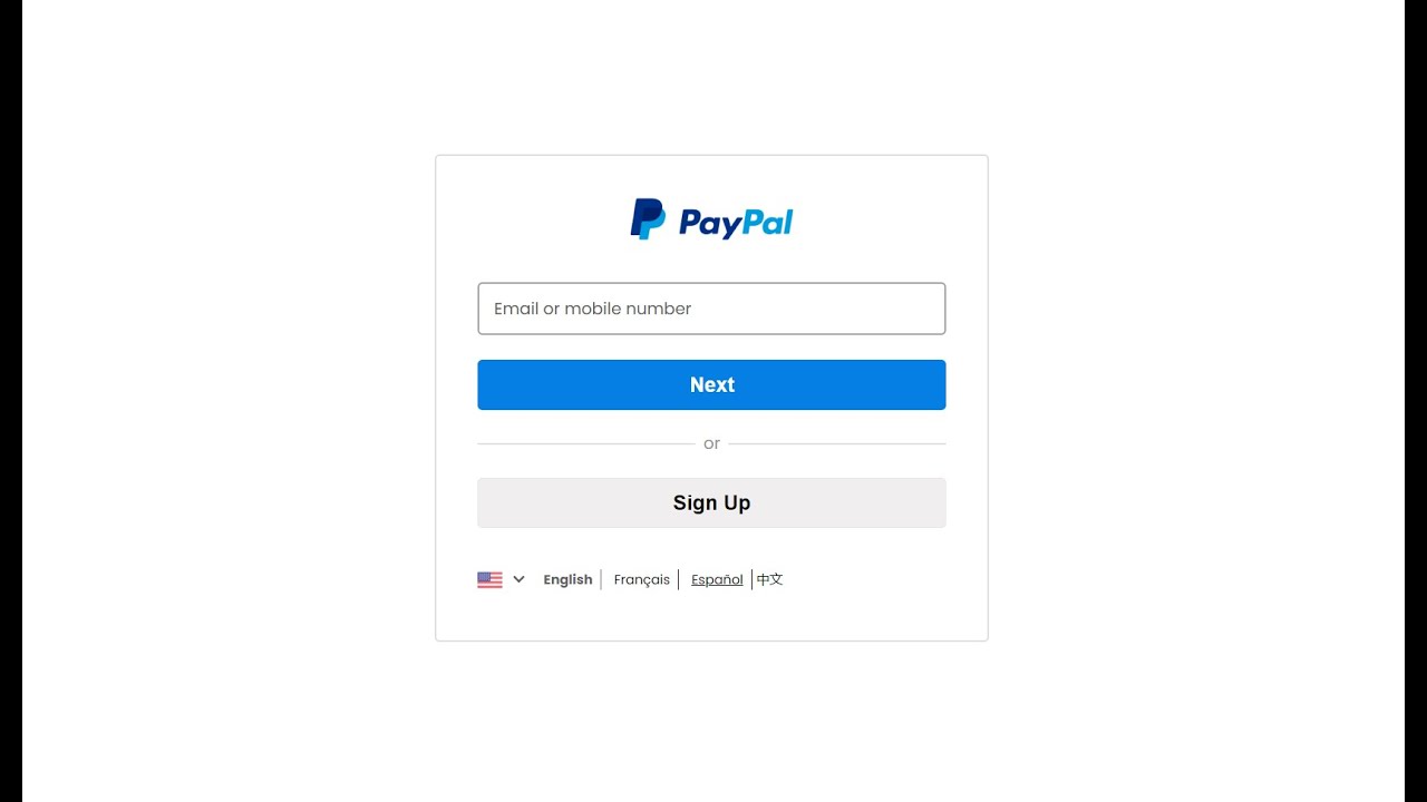 Paypal Login Page Html Css Youtube