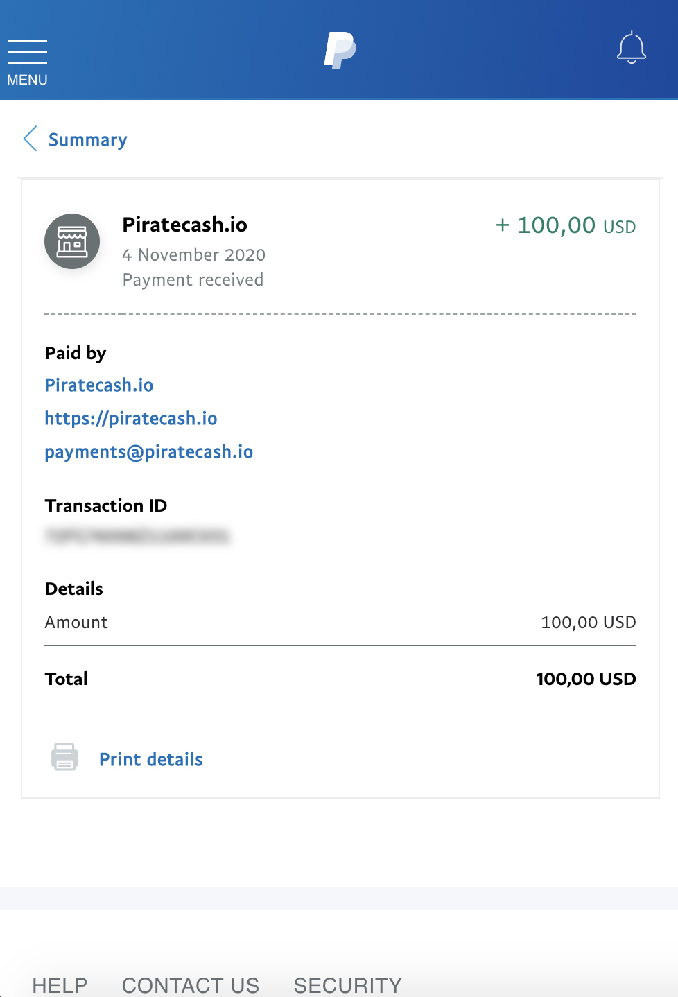 Paypal Payment Proof Club