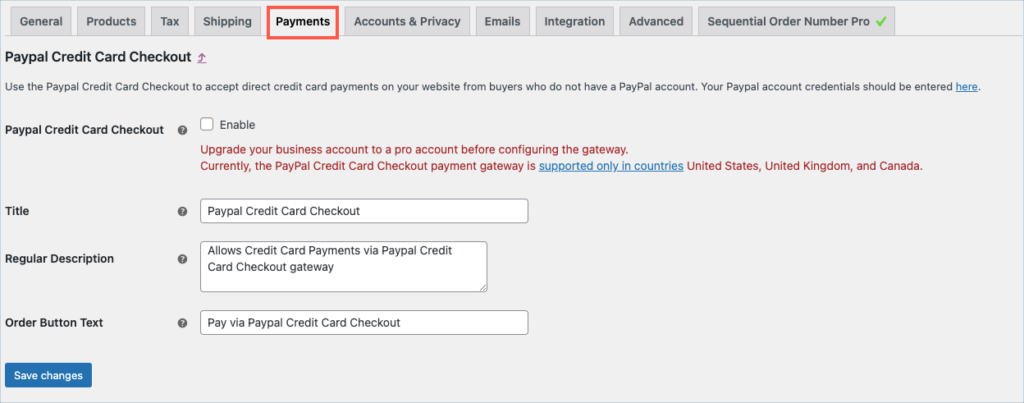 Set Up Paypal Direct Credit Card Checkout For Woocommerce Webtoffee