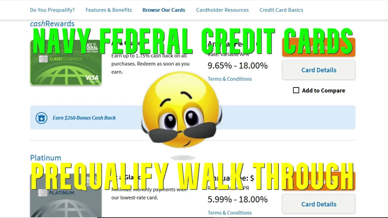 The Truth On How To Prequalify For A Navy Federal Credit Card Get Approved Fast Youtube