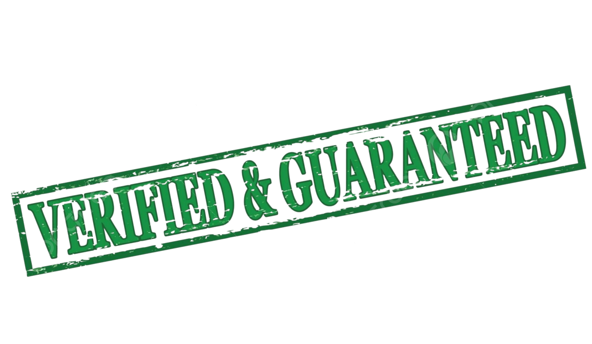 Verified And Guaranteed Green Symbol Ink Vector Green Symbol Ink Png And Vector With